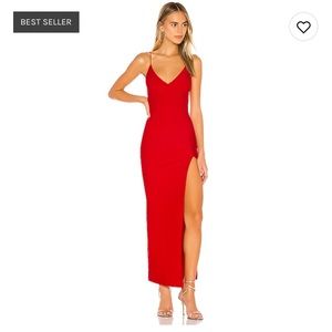 Superdown Loraine slit maxi dress